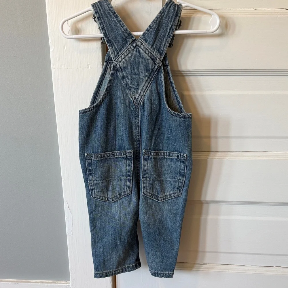 GAP Blue Denim Kids Overalls - Picture 3 of 4